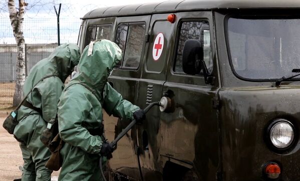 Las tropas rusas, preparadas para librar la batalla contra el coronavirus - Sputnik Mundo
