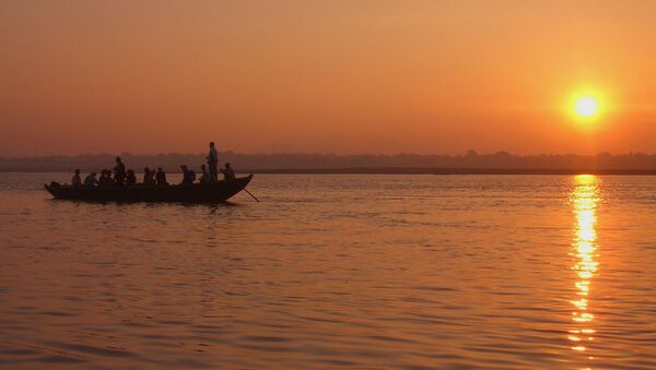 El río Ganges, en la India - Sputnik Mundo