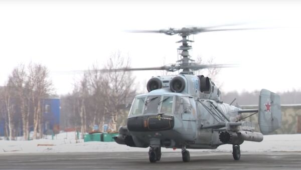 Un Ka-29 de la Armada de Rusia - Sputnik Mundo