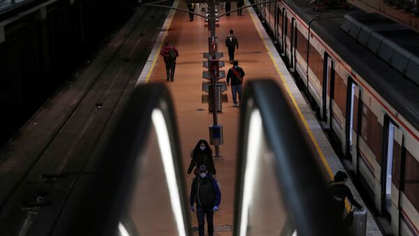 La estación de trenes Atocha, Madrid - Sputnik Mundo