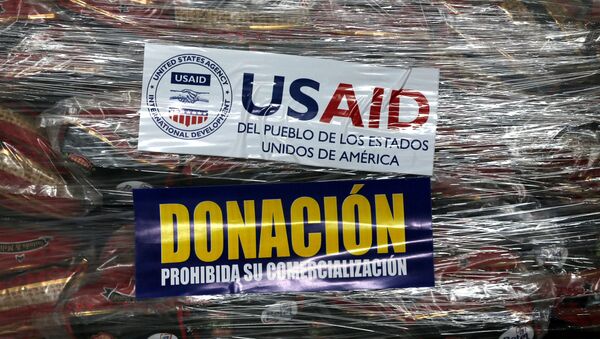 La ayuda humanitaria de EEUU a Venezuela - Sputnik Mundo