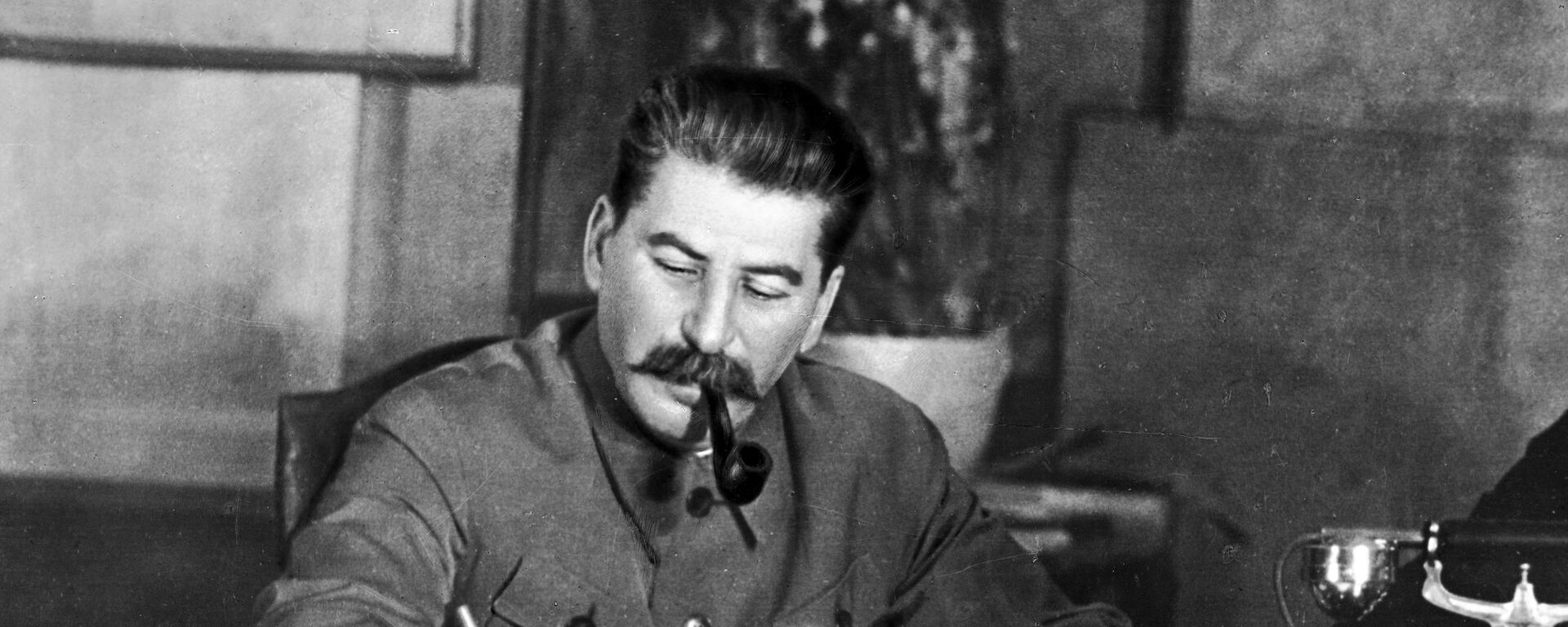 Iósif Stalin, secretario general del Comité Central del Partido Comunista de la Unión Soviética - Sputnik Mundo, 1920, 17.06.2017