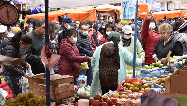Mercado en La Paz, Bolivia - Sputnik Mundo