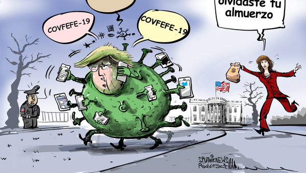 El coronavirus le quita el almuerzo a Trump - Sputnik Mundo