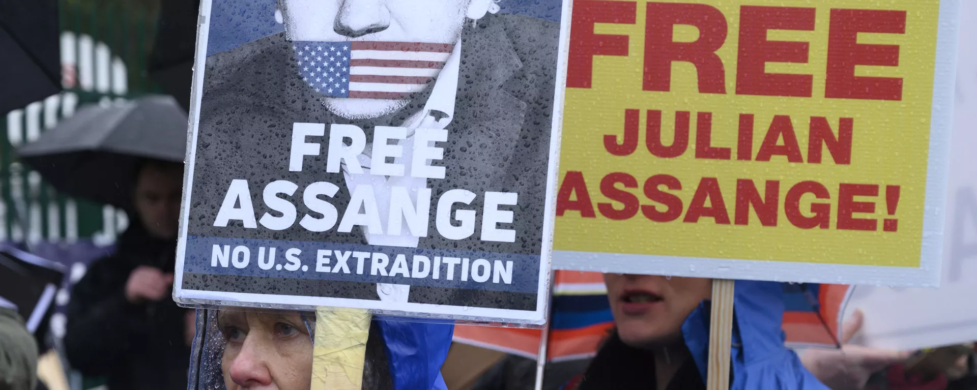 Una protesta contra la extradición de Julian Assange en Londres - Sputnik Mundo, 1920, 25.06.2024