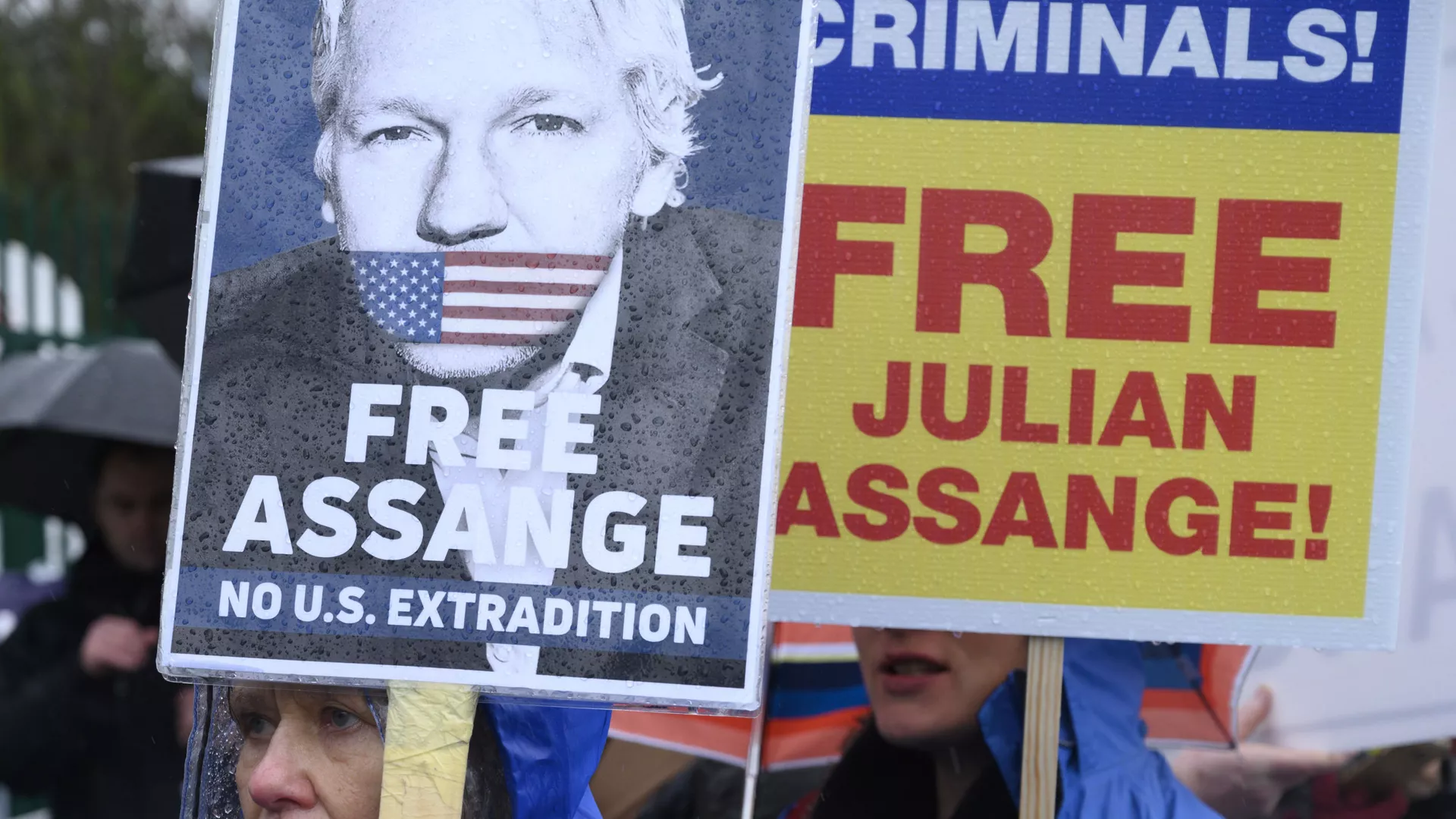 Una protesta contra la extradición de Julian Assange en Londres - Sputnik Mundo, 1920, 25.06.2024