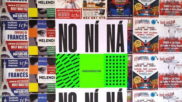 Un cartel con la expresión andaluza No ní ná - Sputnik Mundo