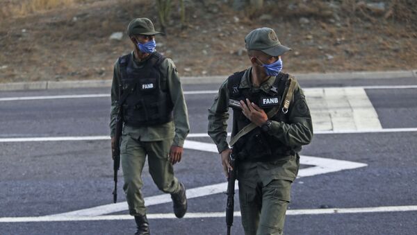Agentes de la Guardia Nacional Bolivariana de Venezuela  - Sputnik Mundo