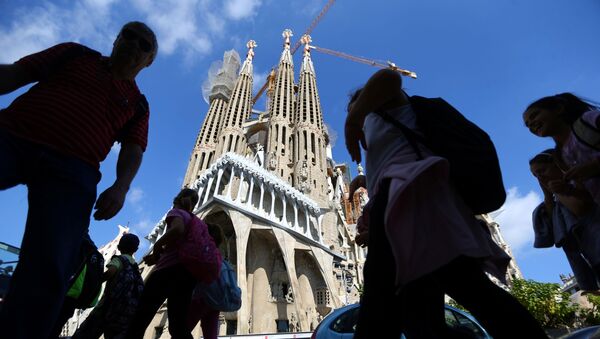 La construcción de la Sagrada Familia de Barcelona - Sputnik Mundo