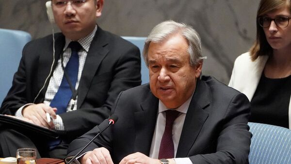 El secretario general de la ONU, Antonio Guterres - Sputnik Mundo