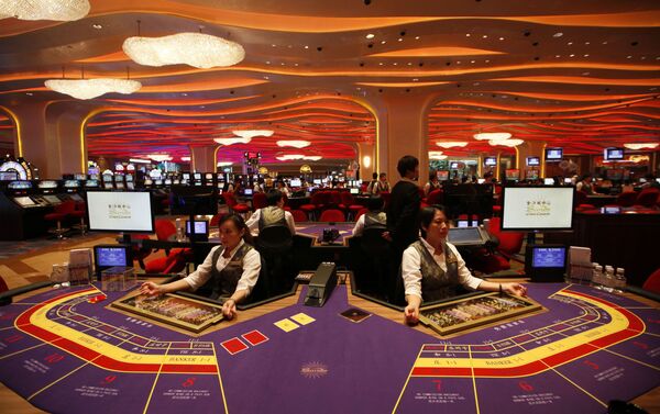 Casino en Sheraton Macao Hotel, Macao - Sputnik Mundo