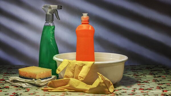 Productos de limpieza. Imagen referencial - Sputnik Mundo