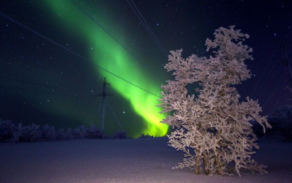 Aurora boreal en Rusia - Sputnik Mundo