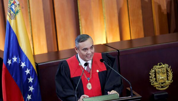Maikel Moreno, presidente del Tribunal Supremo de Justicia (TSJ) de Venezuela - Sputnik Mundo