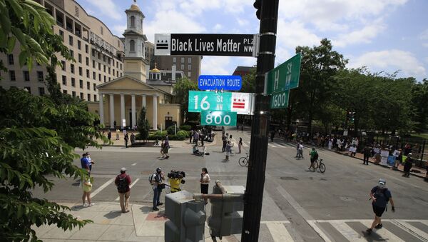 Black Lives Matter Plaza en Washington - Sputnik Mundo