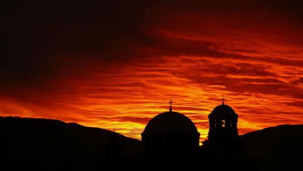 Una puesta de sol en Sofía - Sputnik Mundo