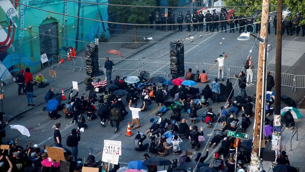 Protestas en Seattle - Sputnik Mundo