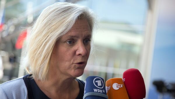 Magdalena Andersson, ministra de Finanzas de Suecia - Sputnik Mundo
