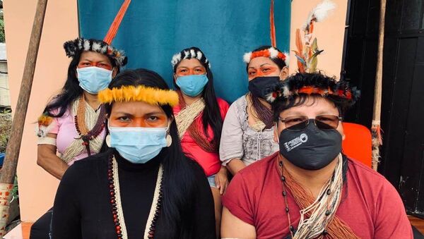  Indígenas amazónicos de la nacionalidad Waorani de Ecuador - Sputnik Mundo