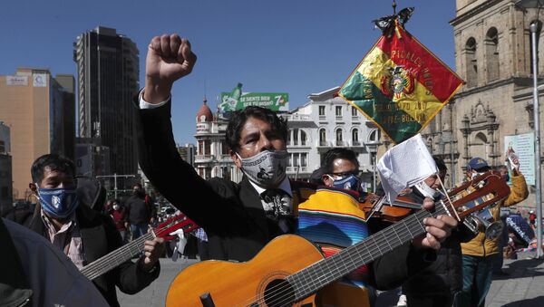 Protestas en Bolivia - Sputnik Mundo