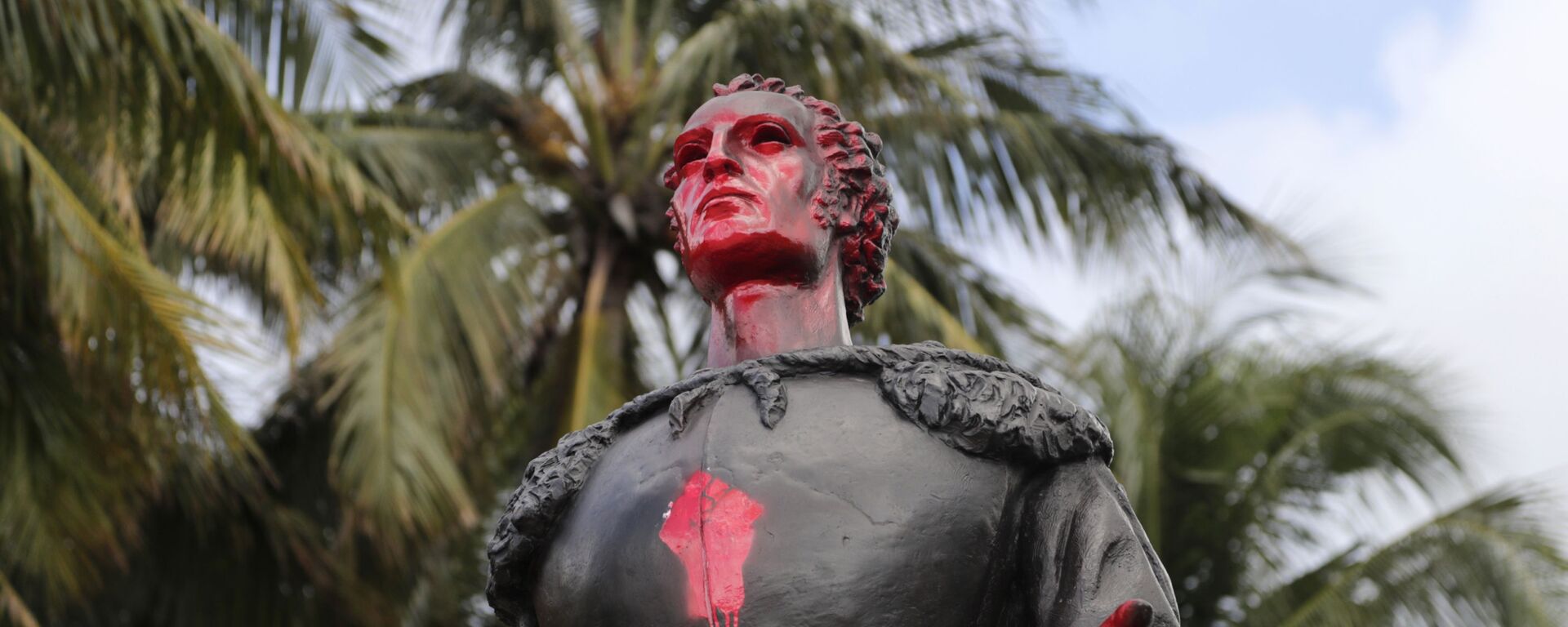 Una estatua de Cristóbal Colón en Miami - Sputnik Mundo, 1920, 11.05.2021