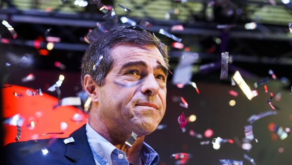 El político uruguayo Ernesto Talvi durante un acto del Partido Colorado en 2019 - Sputnik Mundo