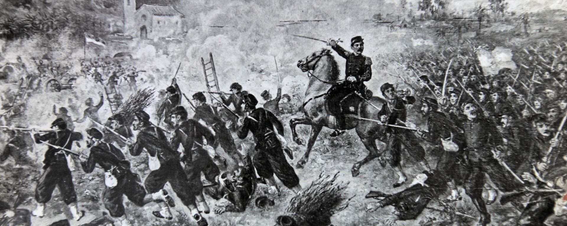 Una reproducción de la Batalla de Curupati durante la Guerra de la Triple Alianza - Sputnik Mundo, 1920, 13.06.2020