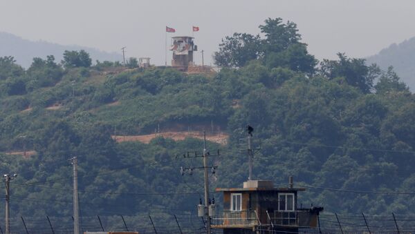 La frontera entre las dos Coreas - Sputnik Mundo