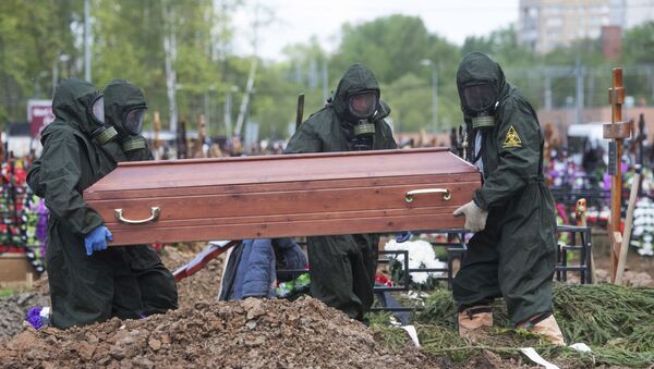 Funeral en Rusia (imagen referencial) - Sputnik Mundo