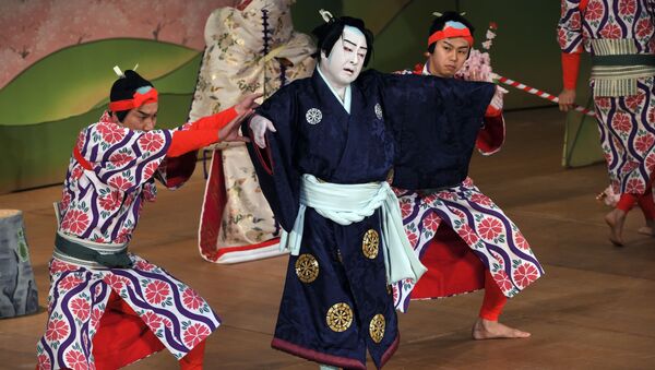 El tradicional teatro nipón Kabuki - Sputnik Mundo