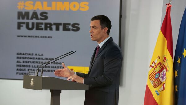 Pedro Sánchez, presidente del Gobierno español - Sputnik Mundo
