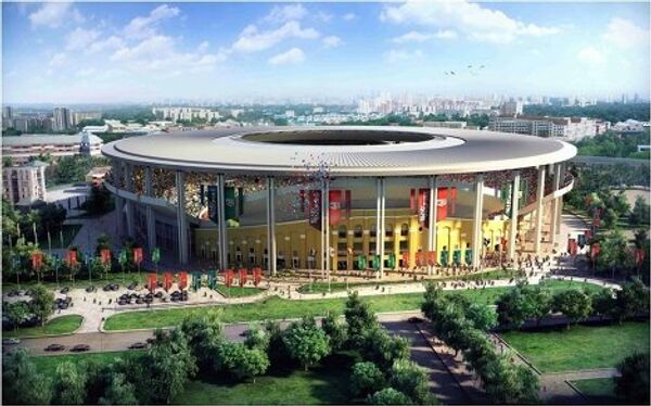 Maquetas de estadios rusos para Mundiales de Fútbol 2018 y 2022 - Sputnik Mundo