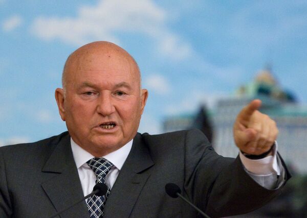 El alcalde de Moscú Yuri Luzhkov - Sputnik Mundo
