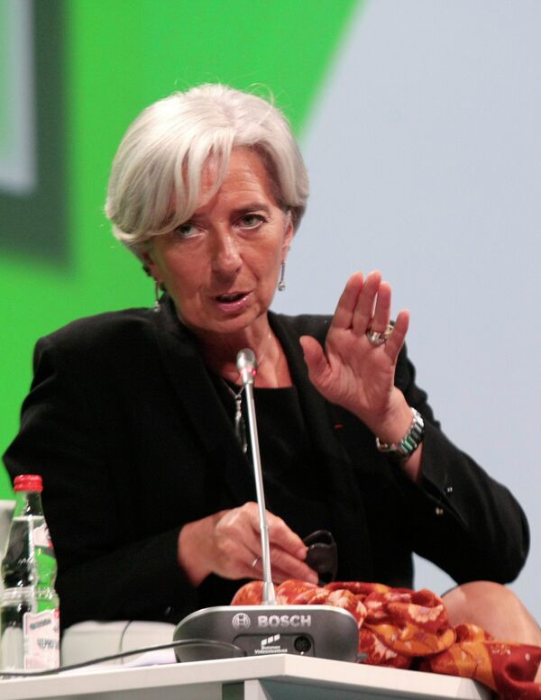 La ministra francesa de Economía, Industria y Empleo, Christine Lagarde - Sputnik Mundo