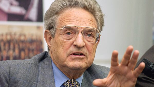 George Soros, inversor multimillonario británico - Sputnik Mundo