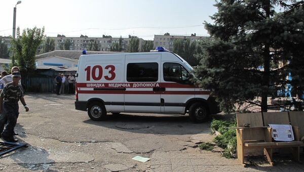 Ambulancia ucraniana (archivo) - Sputnik Mundo
