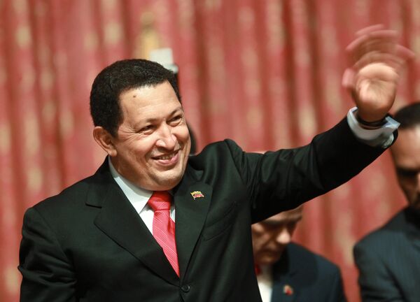 El presidente de Venezuela Hugo Chávez - Sputnik Mundo