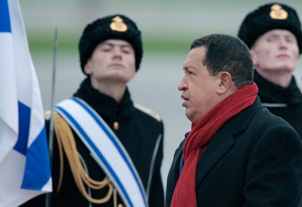 La visita a Moscú del presidente venezolano Hugo Chávez - Sputnik Mundo