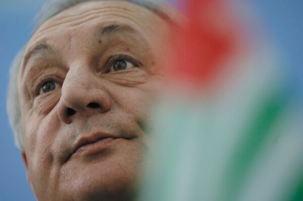 El presidente de Abjasia, Serguei Bagapsh - Sputnik Mundo
