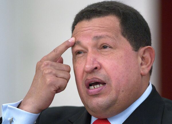 El presidente venezolano Hugo Chávez - Sputnik Mundo