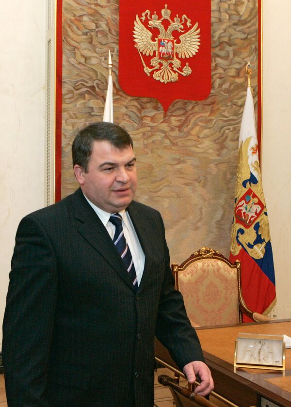 El ministro ruso de Defensa, Anatoli Serdiukov - Sputnik Mundo
