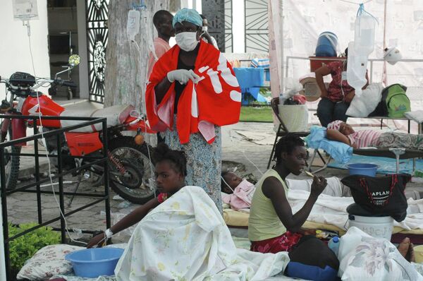 Un brote de cólera en Haití - Sputnik Mundo