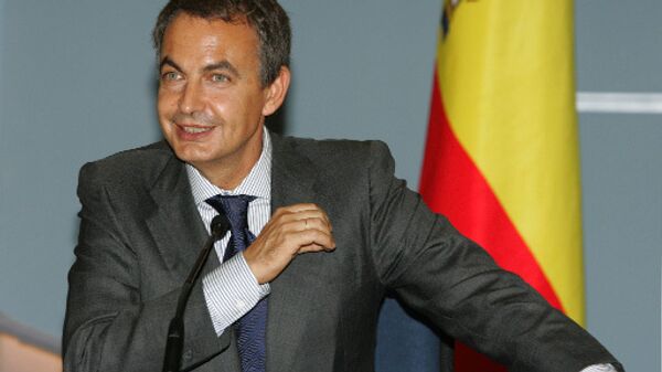 El primer ministro de España, José Luis Rodríguez Zapatero - Sputnik Mundo