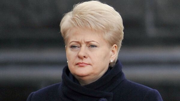 Presidenta lituana Dalia Grybauskaite - Sputnik Mundo