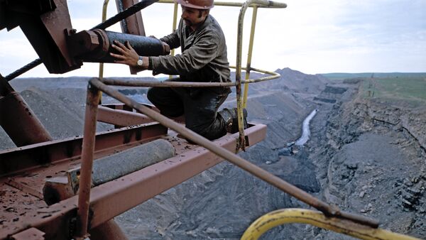 Cuenca de carbón en Rusia (archivo) - Sputnik Mundo