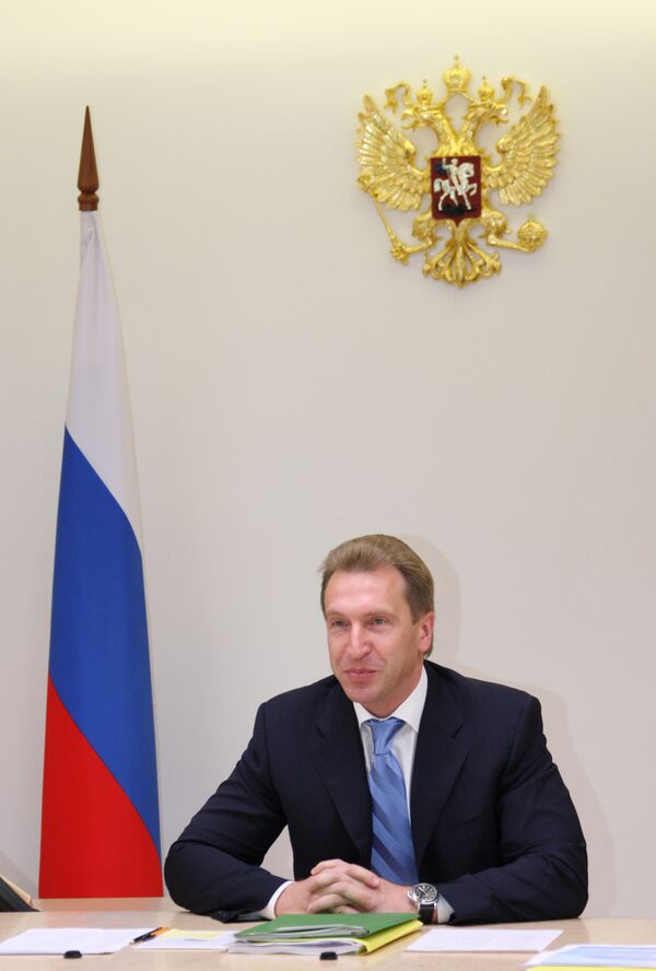 El primer ministro adjunto de Rusia Ígor Shuválov - Sputnik Mundo