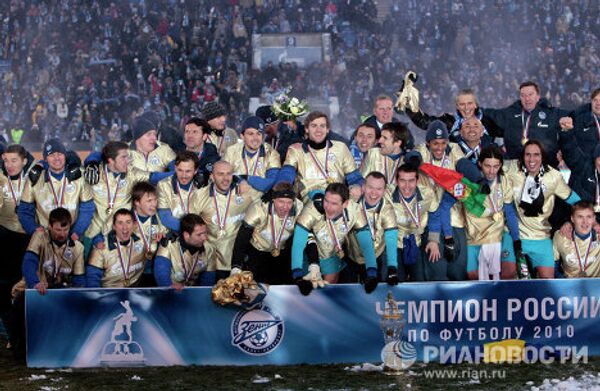 El club de fútbol Zenit conquista el título de campeón de Rusia - Sputnik Mundo