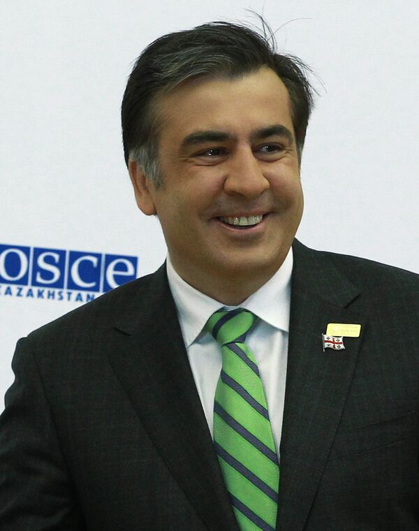 El presidente de Georgia, Mijaíl Saakashvili - Sputnik Mundo