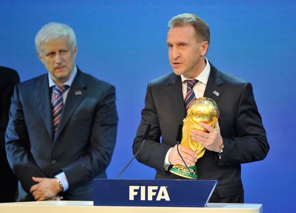 Rusia fue elegida como sede del Mundial de Fútbol de 2018 - Sputnik Mundo