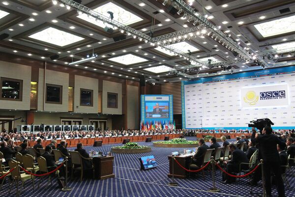 Cumbre de la OSCE en Kazajstán - Sputnik Mundo